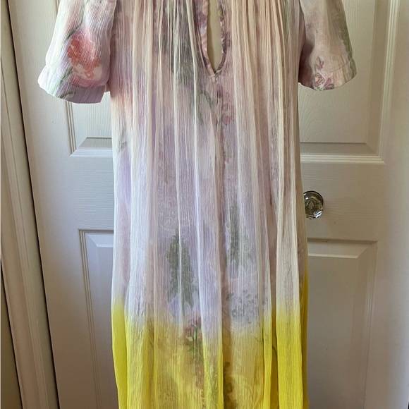 HD in Paris Anthropologie sheer gauze dress size 6 - Picture 3 of 8